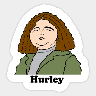 HURLEY FROM LOST FAN ART! Sticker